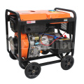 5KW power electric low fuel consumption open diesel generator set